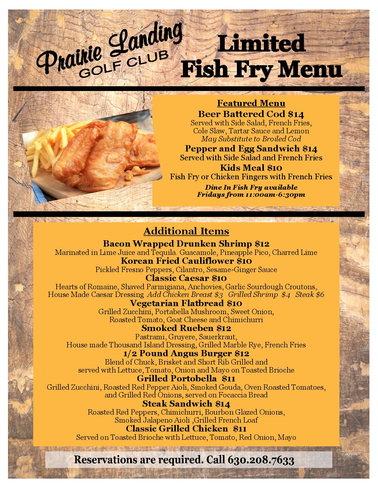 Fish Fry Limited Menu -page-001 - Prairie Landing Golf Club
